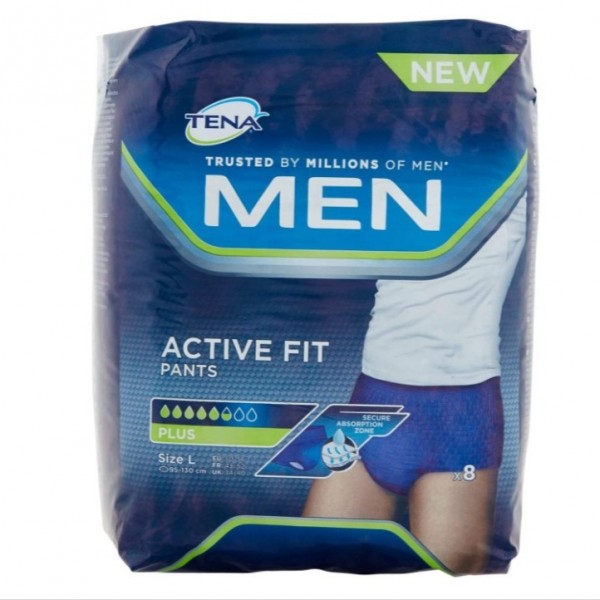 Tena Men Pants Active Fit Pants Plus Talla S/m 9 Uds