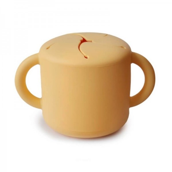 Mushie Taza para Snack Silicona Pale Daffodil 12