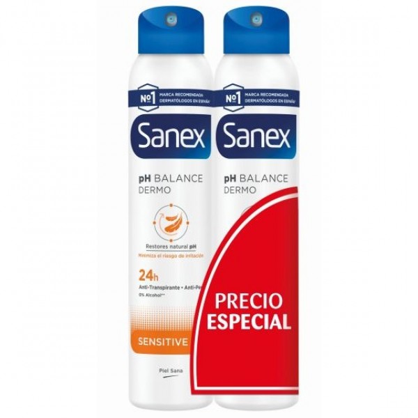 SANEX Desodorante SENSITIVE SP 200 DUPLO