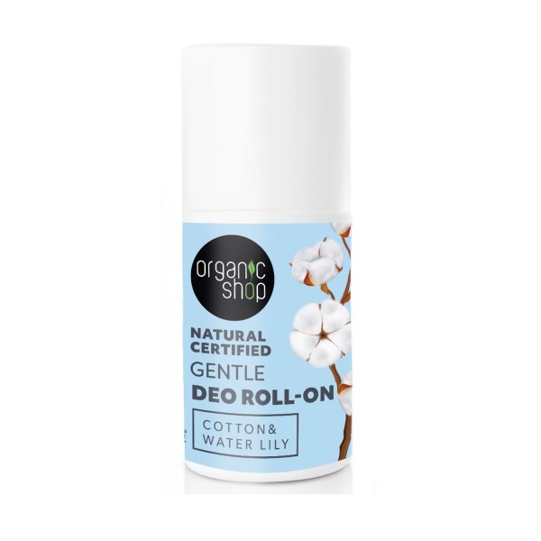 Natura siberica gentle desodorante roll-on cotton&water lily 50ml