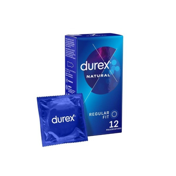 Durex preservativos natural 12 unidades