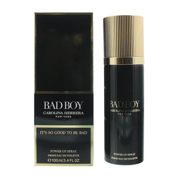 Carolina herrera bad boy spray fresh eau de toilette power up 100ml vaporizador