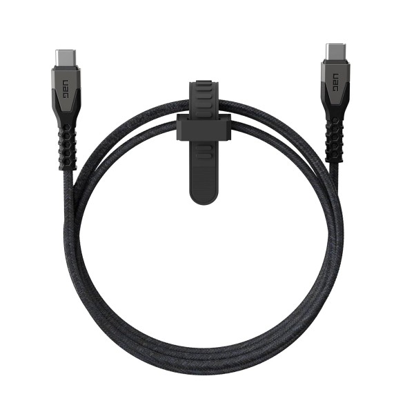 Uag kevlar pd 60w black / cable usb-c (m) a usb-c (m) 1.5m