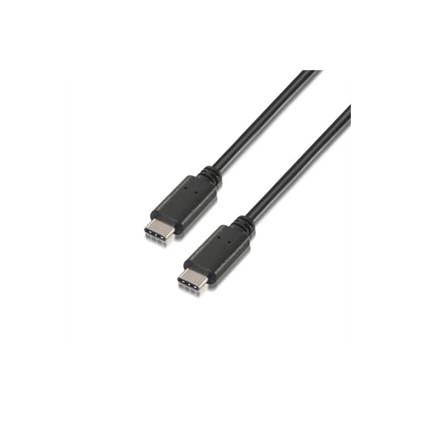 Aisens cable usb 2.0 3a c/m-c/m negro 2.0m