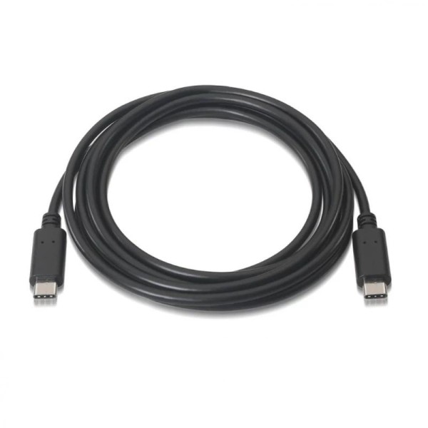 Aisens cable usb 2.0 3a c/m-c/m negro 2.0m