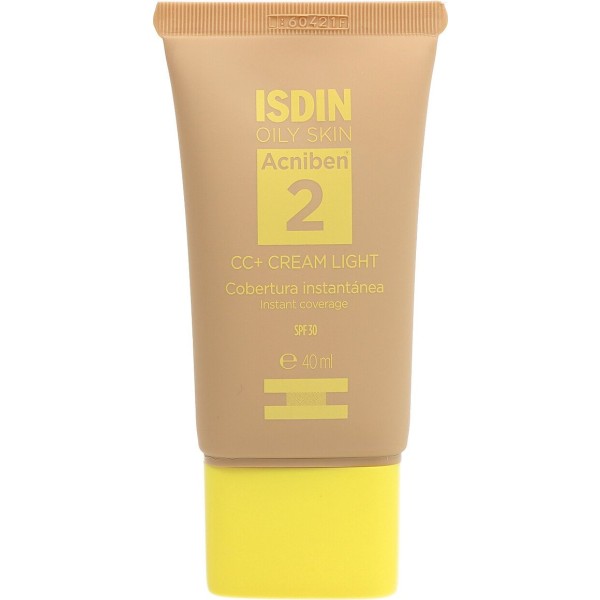 Isdin Oily Skin Acniben 2 Cc+ Cream Light 40ml