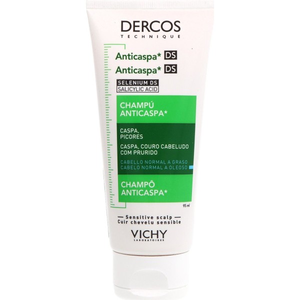Dercos Champú Anticaspa Cabello Graso 1 Tubo 95 ml