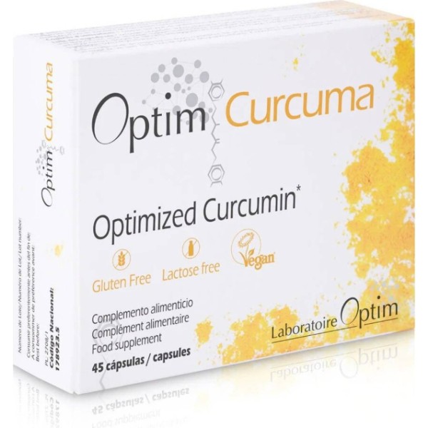 Optim Cúrcuma Longvida Articulaciones 45 Cápsulas
