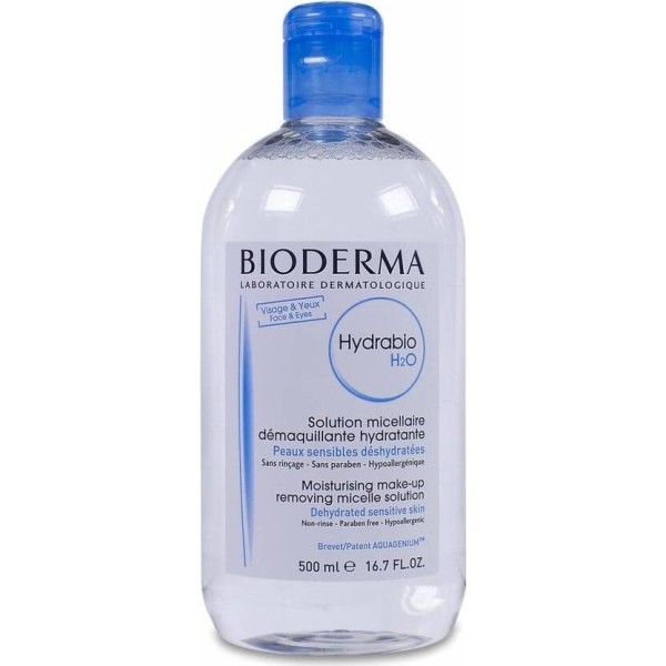 Bioderma Hydrabio H2O Agua Micelar Piel Deshidratada, 500 Ml