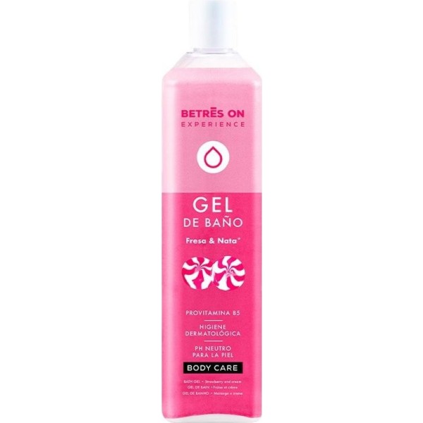 Betres On Gel De Baño Fresa Y Nata 750Ml
