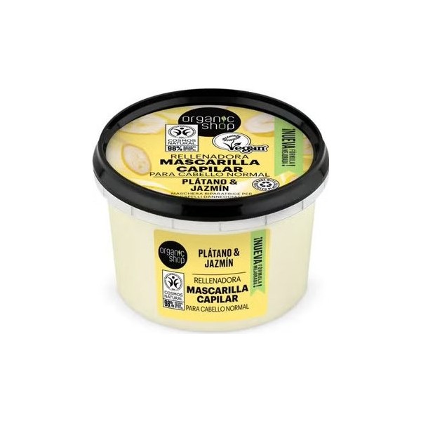 Organic Shop Mascarilla Rellenadora Plátano Y Jazmín 250Ml