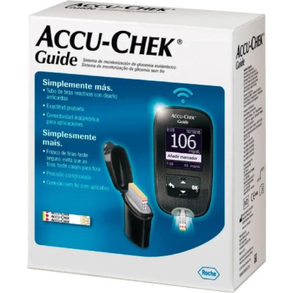 Accuchek Guide Glucometro Pinchador